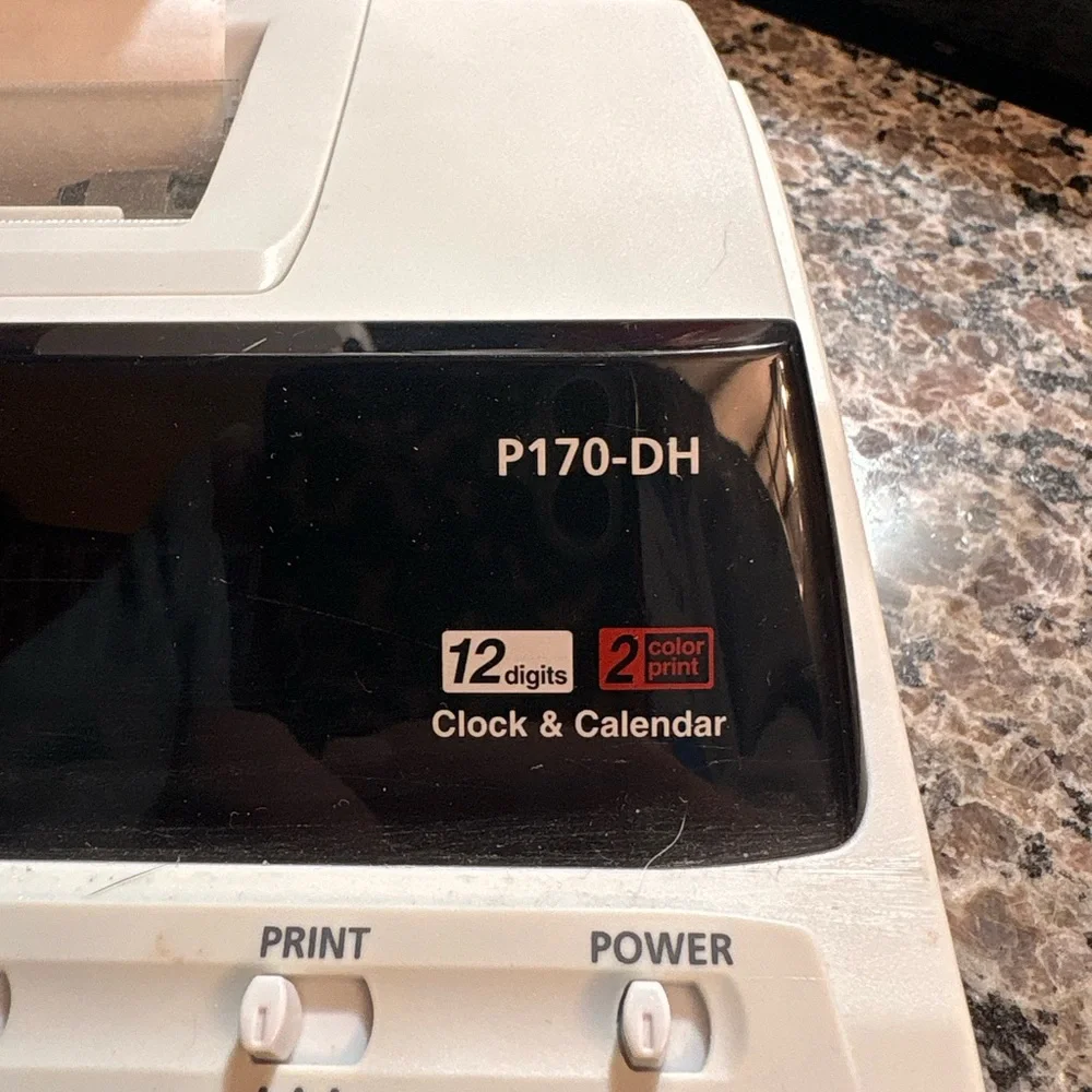 Canon P170-DH Calculator with Gray Finish